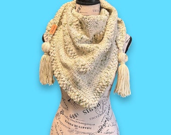 Zig Zag Swank Crochet Scarf / Shawl 1-PAGE PDF PATTERN