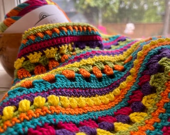 Coperta all'uncinetto Siesta Fiesta MODELLO 2 PAGINE PDF