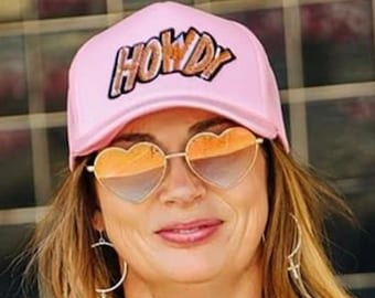 Howdy truckerkeps Trendig truckerkeps Cowgirl truckerkeps Western truckerkeps Möhippa resa truckerkeps Kosmisk cowgirl Flodhatt Cowgirl