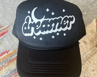 Czapka Trucker Dreamer, Modna Czapka Trucker, Damska Czapka Trucker, Letnia Czapka Trucker, Kapelusz Jeziorny, Kapelusz Plażowy, Dziewczęcy Kapelusz Podróżny, Uroczy Czapka Trucker