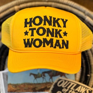 Honky Tonk Woman Trucker Hat Trendy Hat Cowgirl Trucker Hat Summer Hat Girls Trip Hat Cute Cap Western Trucker Hat Cowboy Trucker Hat