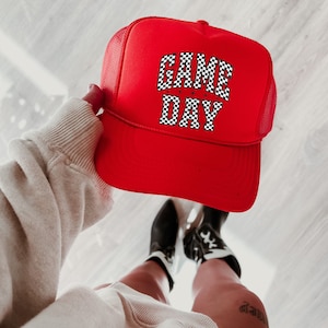 Game Day Trucker Hat, Team Spirit Trucker Hat, Team Trucker Hat, Mascot Trucker Hat, Football Trucker Hat, Sports Trucker Hat, Game Day Mom
