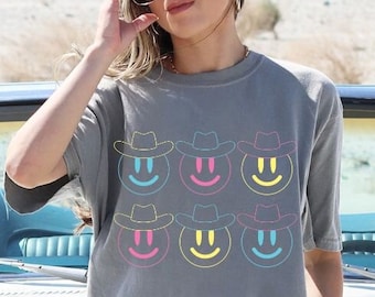 Womens Western Graphic Tee, Comfort Colors Tshirt, Country Concert Tshirt, Oversized Graphic Tee, Cowgirl Tshirt, Cute Country Shirts Cowboy