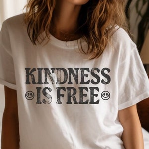 Kindness is Free Tee, Free to be Kind Tee, Comfort Colors Tee, Kindness is Free T-shirt, Vintage Inspired unisex Tee, Comfort Colors T-shirt
