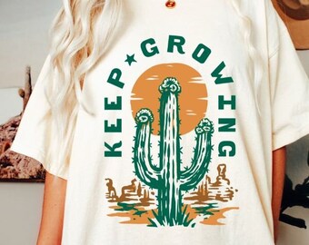 Camiseta estampada del oeste Camiseta del desierto Camiseta de Arizona Camiseta del desierto Camiseta Desert Vibes Camiseta Boho Camiseta de inspiración vintage Camiseta del salvaje oeste Camiseta Southwest Comfort Color