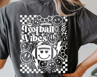 Game Day voetbalshirt, Retro Gameday tee, voetbalshirt, dames voetbalshirt, game day shirt, voetbal seizoen tee, voetbalteam shirt