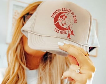 Cowgirl Trucker Hat, Western Trucker Hat, Western Apparel, Retro Cowgirl, Rodeo Trucker Hat, Girls Trip Hat, Cowgirl Bachelorette Hat,