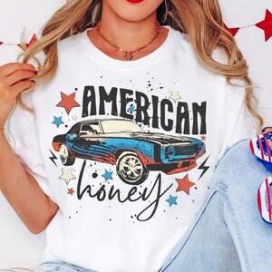 Retro USA Comfort Colors shirt, 4th of July tee, Retro America shirt Womens 4th of July shirt, America Patriotic Shirt, American Babe Tee