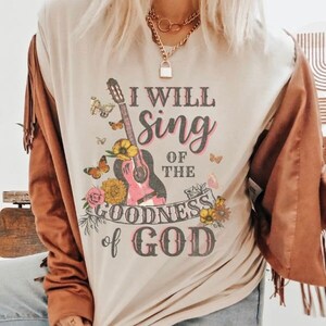 Boho western christian graphic t-shirt  Christian shirt Jesus tshirts Bible verse tee Trendy Retro vintage religious tee Religious apparel