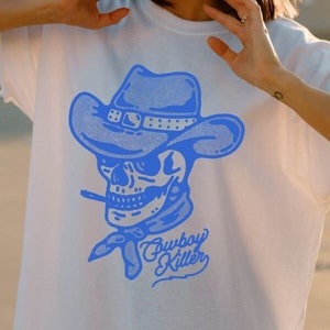 Cowboy Killer Shirt, Rodeo Shirt, Western Graphic Tee, Oversized Graphic Tee, Comfort Colors Tshirt, Country Concert Shirt, Western t shirts