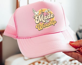Sombrero de camionero cristiano, Sombrero de camionero de Jesús, Regalo para cristiano, Ropa cristiana, Ropa de culto, Sombrero de camionero de moda, Sombrero de camionero lindo