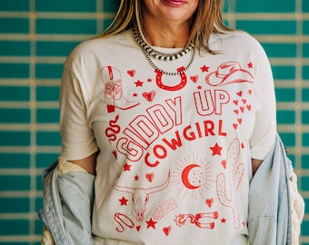 Cowboy Country, Rodeo Shirt, Vintage Inspired Horse Tee Shirt, Western Graphic Tee, Retro Cowgirl T-Shirt, Comfort Colors®, Boho, Vintage