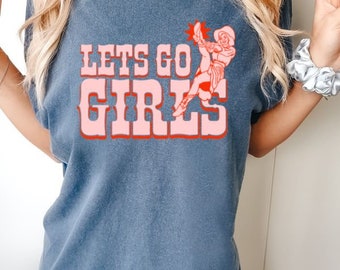 Let's Go Girls T-Shirt Addio Al Nubilato Nashville - Cowgirl Camicia Bianca Con Cappello - Regalo Sposa Taglie Forti XX-Large