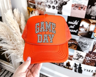 Cappello da camionista per il giorno della partita, Cappello da camionista per lo spirito della squadra, Cappello da camionista della squadra, Cappello da camionista mascotte, Cappello da camionista di calcio, Cappello da camionista sportivo, Mamma del giorno della partita