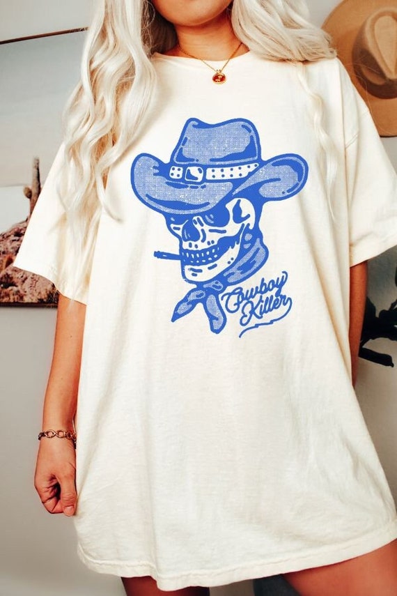 Cowboy Killer Shirt, Rodeo Shirt, Western Graphic Tee, Oversized Graphic Tee, Comfort Colors Tshirt, Country Concert Shirt, Western t shirts