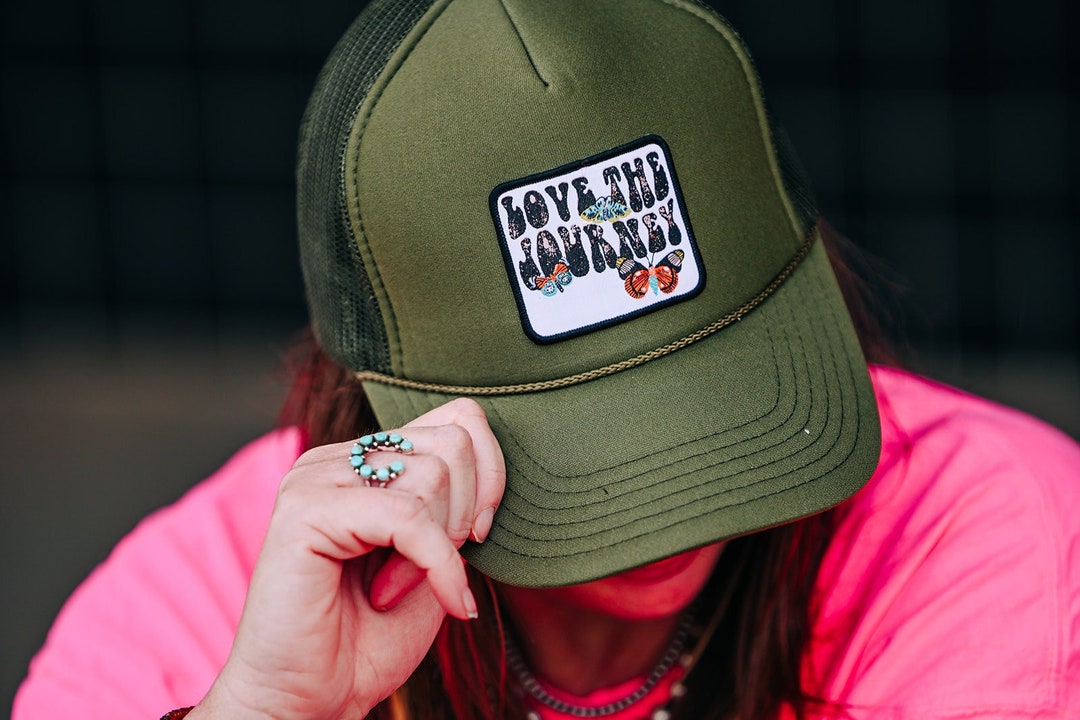 Boho Trucker Cap Retro Trucker Hat Summer Trucker Hat Girls Trip
