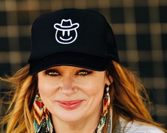 Trucker Hat For Women Trendy Trucker Hat Western Trucker Hat Bachelorette Trucker Hat Day Drinking Pool Hat Cowgirl Trucker Hat Retro Hat