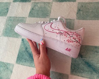 Nike Air Force 1 fleur de cerisier sakura personnalisée