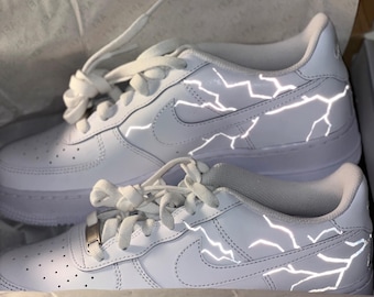 Nike Air Force 1 Custom *reflective* lightning