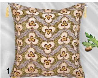 Bohemian pillowcase, authentic desing pillow, 18x18 inches