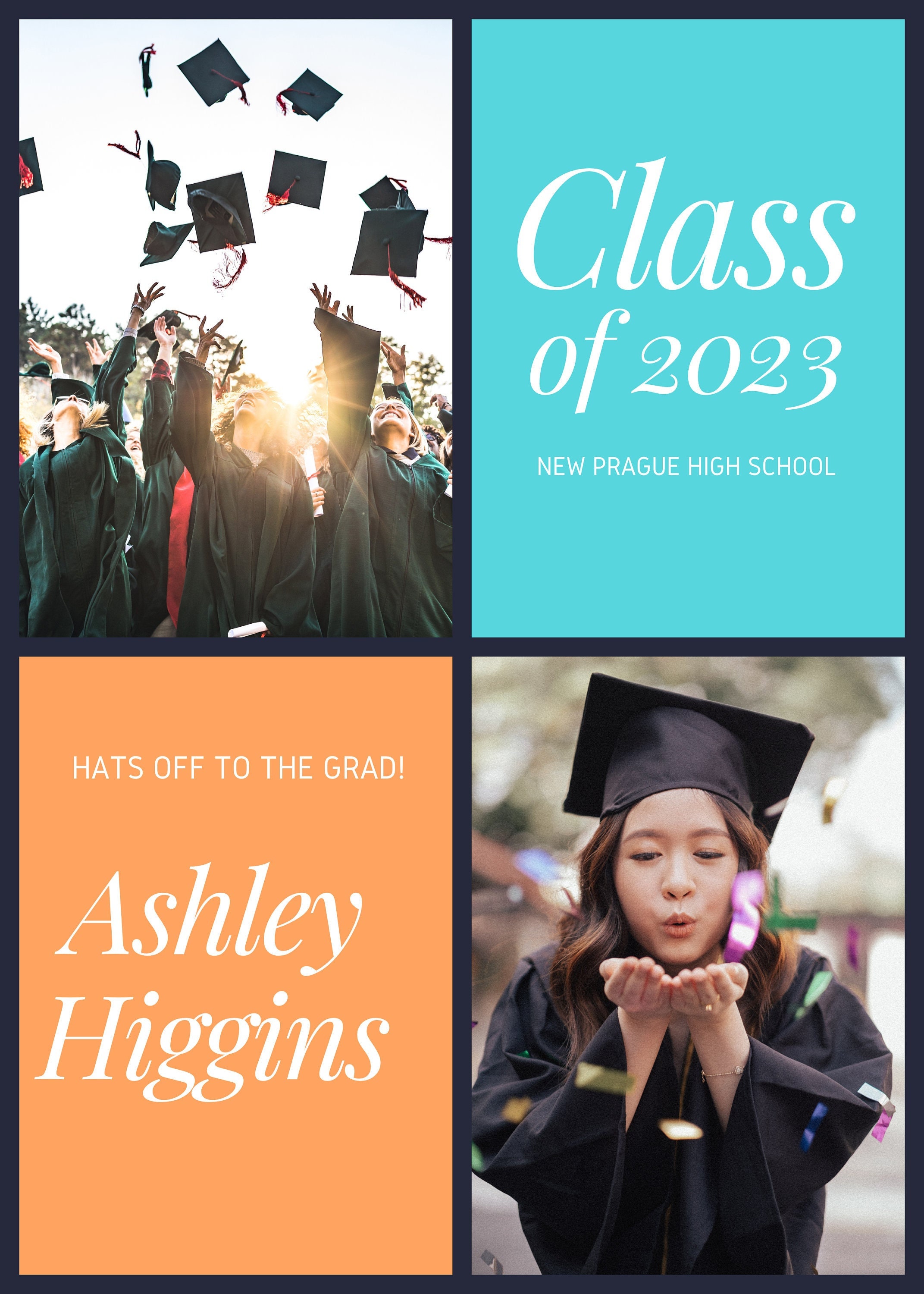 Graduation Invitation 2023 Template Graduation Invite Etsy