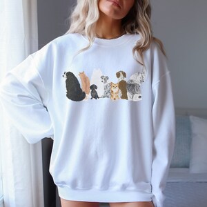 Dog Sweatshirt, Dog Lover Sweatshirt, Animal Lover Sweatshirt, Dog Mom Gift, Dog Dad Gift, Mother&#39;s Day Gift, Birthday Gift,Gift for Dog Mom