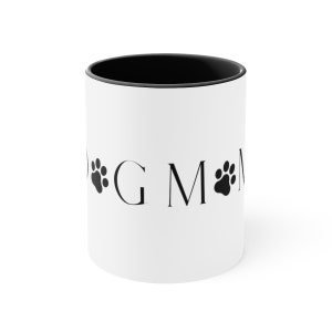 Coffee Mug, Dog Mom Mug, Gift for Mom, Mom Gift, Dog Lover Gift, Mothers Day Gift, Dog Mom, Pawprint Mug, Coffee Mug Gift