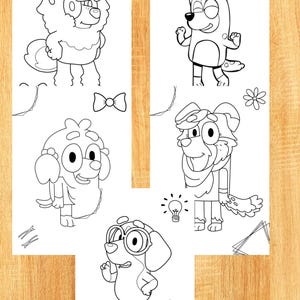 31 BLUEY BINGO Coloring Pages | Coloring Book | Busy Book | Kids TV