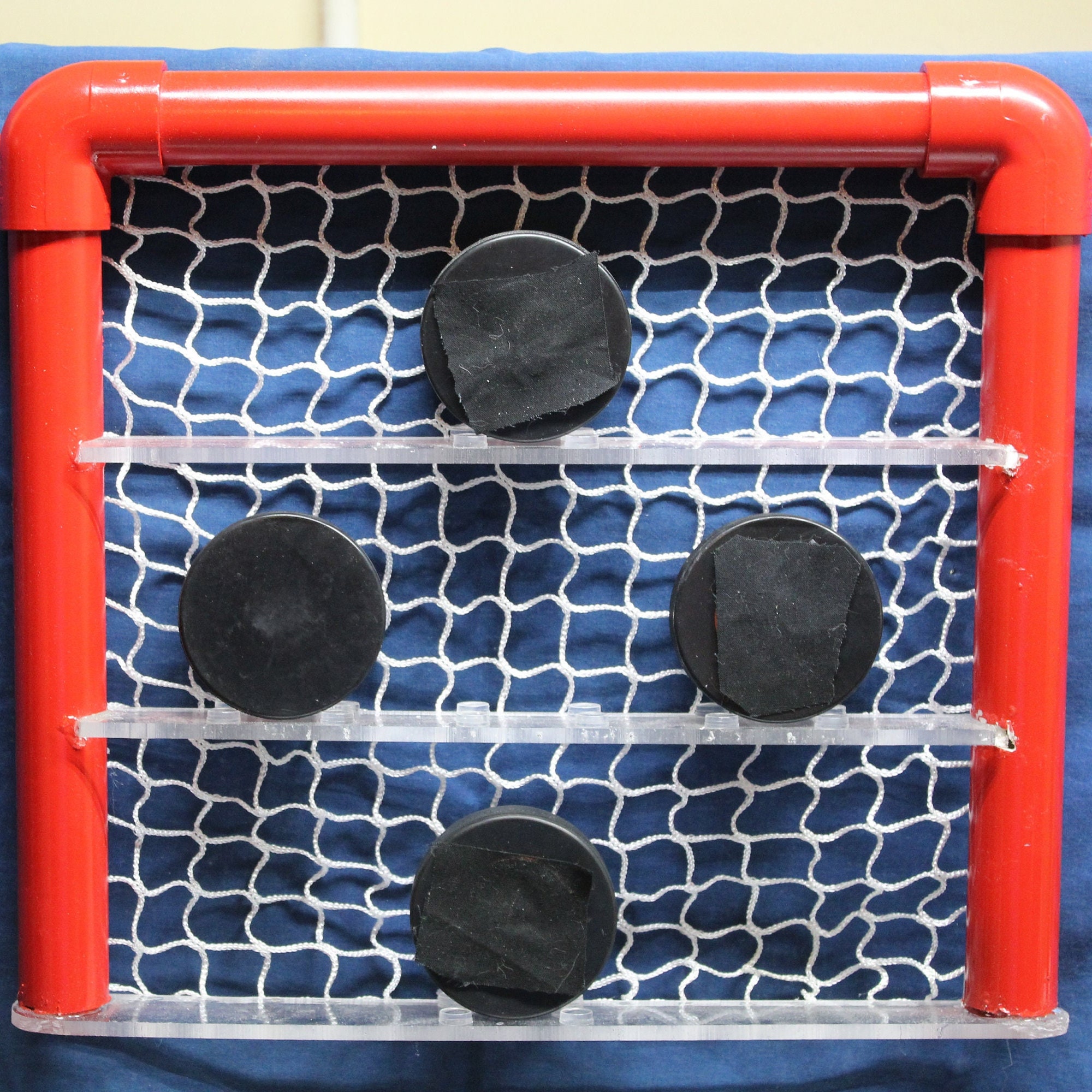 PVC and Plexiglass Hockey Puck Display Etsy