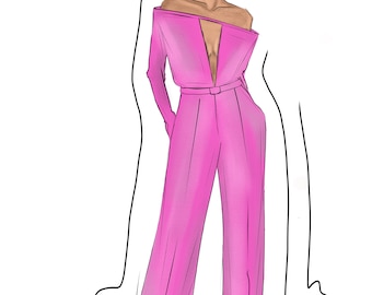 Illustration de mode personnalisée