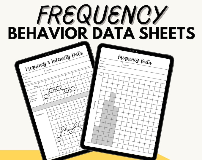 8 Behaviour Data Sheets (behaviour Management) - Etsy Canada