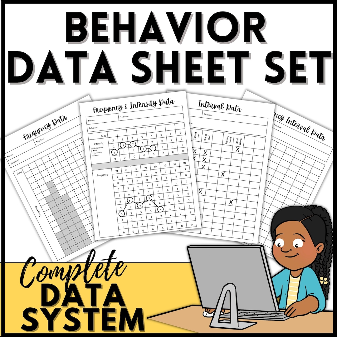 Behavior Data Sheets, Data Collection System, Data Collection Sheets ...