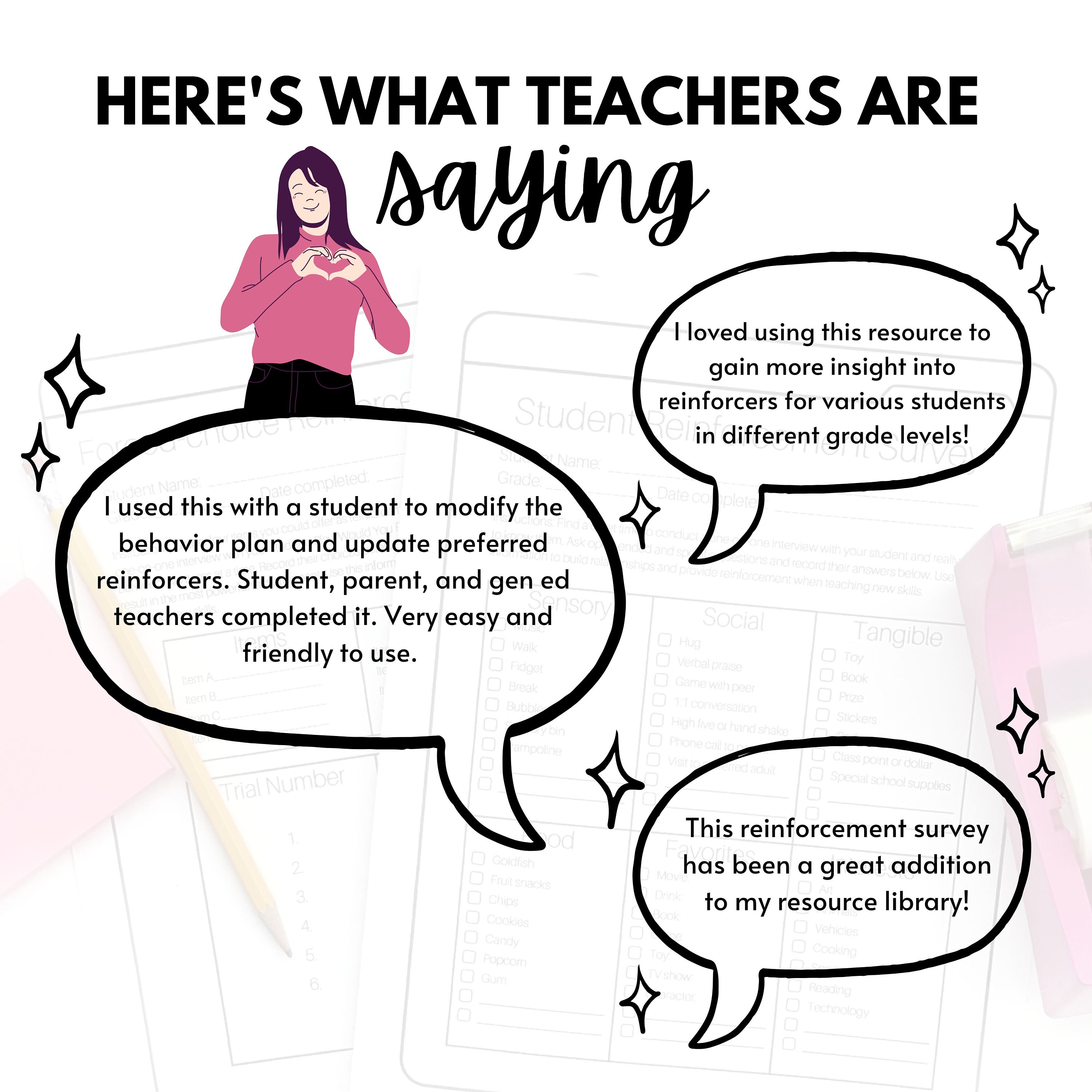 Reinforcement Survey, Preference Assessment, Reinforcer Inventory ...