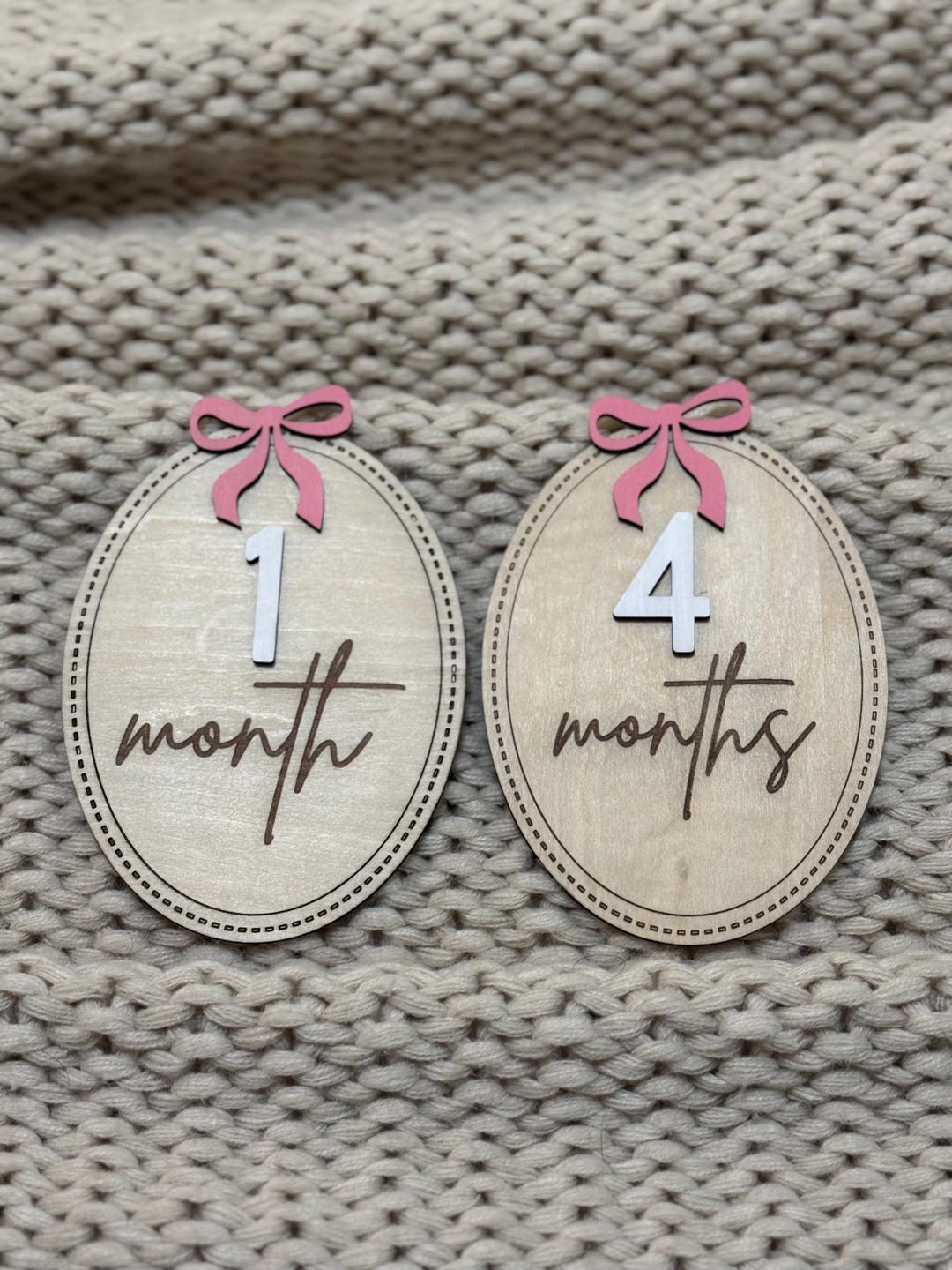 Baby Milestones | Newborn Sign | Bow Baby Sign | Girl Name Sign | Birth ...
