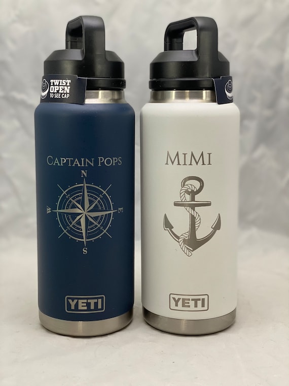 Yeti - 36 oz Rambler Bottle with Chug Cap Navy