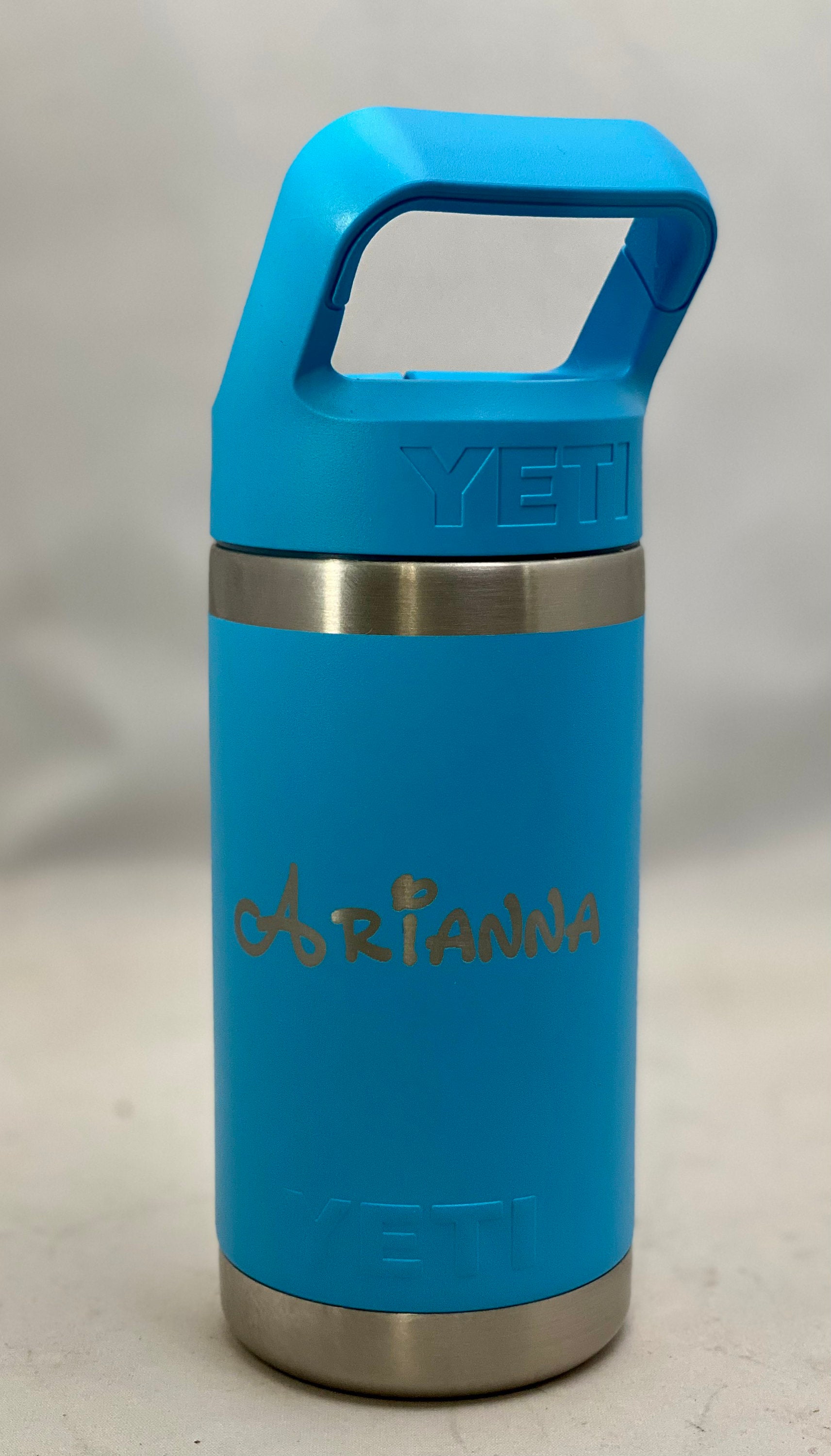 Custom Engraved YETI 12oz Rambler Jr Kids Water Bottle – Curated by Kayla