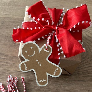 Geschenkanhänger: Lebkuchenmänner