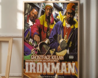Ghostface Killah  - Ironman -  Vintage Art - Contemporary Art - Digital Download - Wall Decor