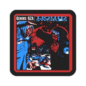 Liquid Smoke GZA Embroidered Patches