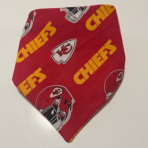 Kansas City Dog Bandana- Chiefs Dog Bandana- Football Dog Bandana