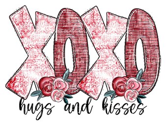 Xoxo PNG, Xoxo Valentine Png, Hearts Png, Xoxo Hugs and Kisses Png ...