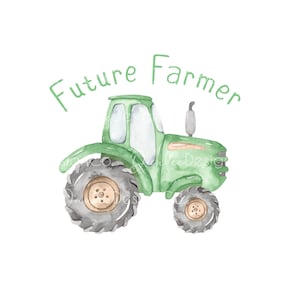 Future Farmer Tractor PNG / Tractor sublimation design / Farmer PNG