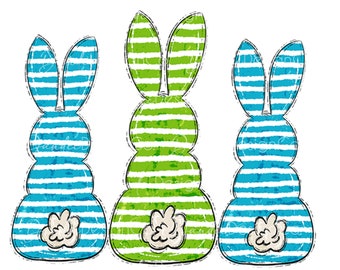 Easter Bunny PNG, Easter Bunny Sublimation Design for Boys, Easter Bunny Trio PNG, Easter PNG, Easter Sublimation Design, Digital Download