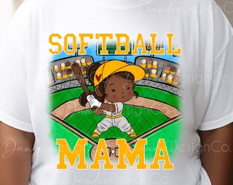 Softball Mama PNG, Softball Mom Sublimation Design, Softball Player, Sports Mom Design, Team Mom Design, Game Day PNG, Digital Download