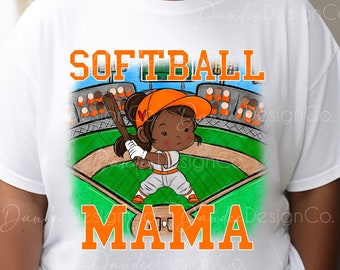 Softball Mama PNG, Softball Mom Sublimation Design, Softball Player, Sports Mom Design, Team Mom, Softball Season PNG, Digital Download