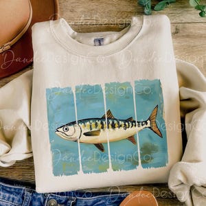 Fisherman Aesthetic Brush Stroke PNG, Vintage Nautical Aesthetic Sublimation Design, DTG Design, Rustic Fishing Design, Coastal Life PNG