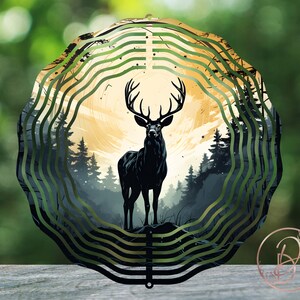 Reh Wind Spinner PNG, Reh Wind Spinner Design, Reh Jagd Wind Spinner, Wind Spinner Sublimation Design, Wildlife PNG, digitaler Download