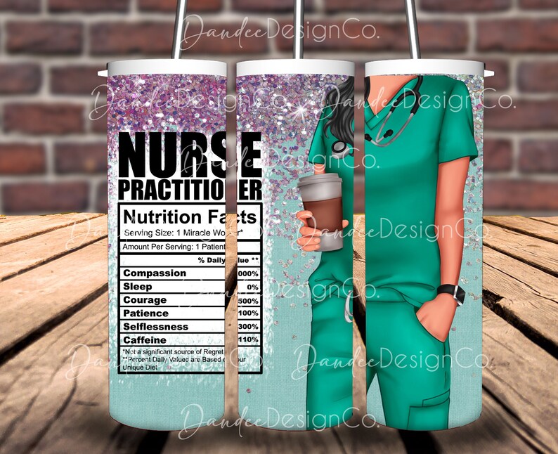 Nurse Practitioner 20oz Tumbler Design Nurse Practitioner Etsy