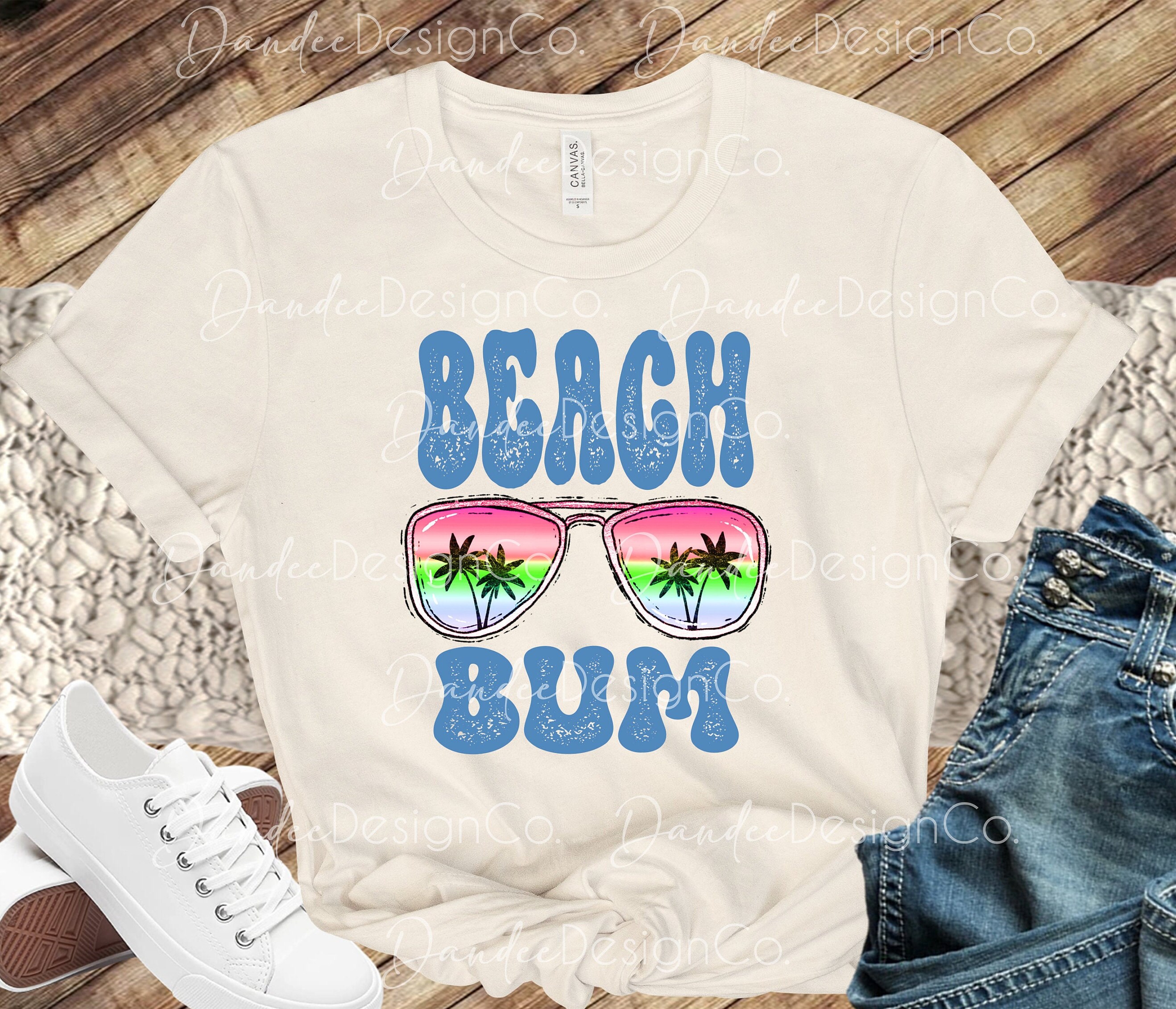 Beach Bum PNG Sublimation Design Retro Summer PNG - Etsy