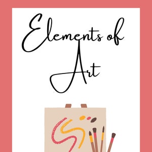 Elements of Art and Princples of Design Posters
